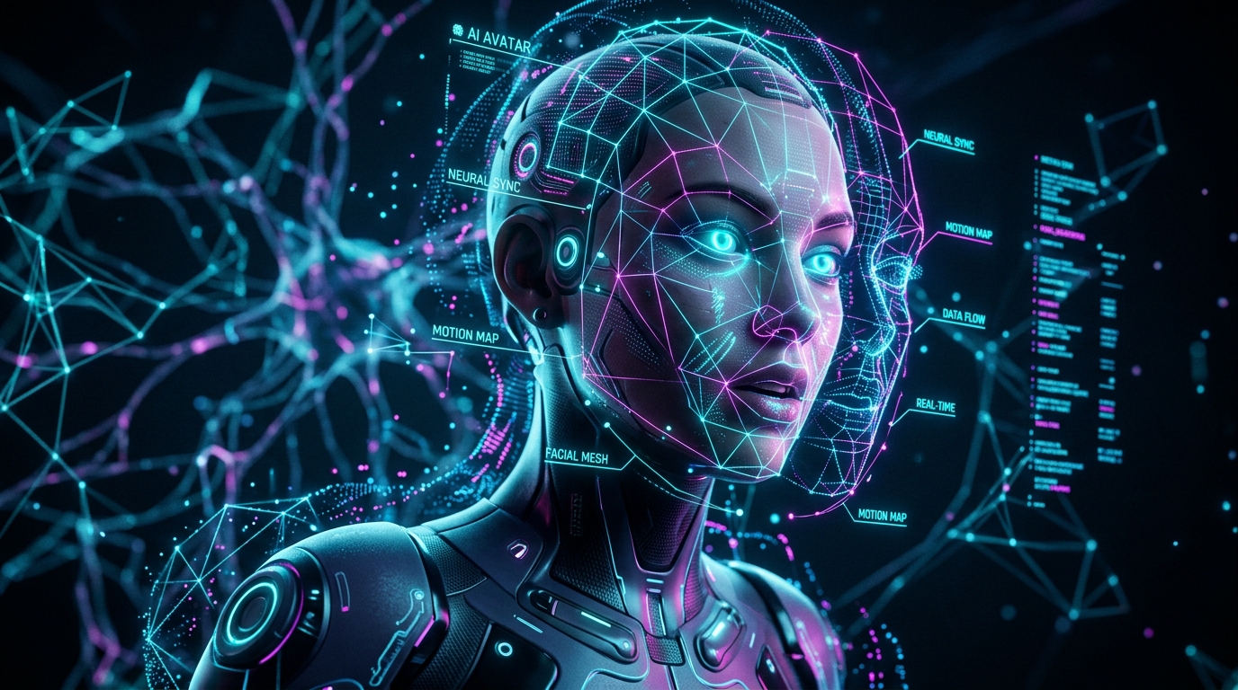Cyborg Sentinel AI Avatar